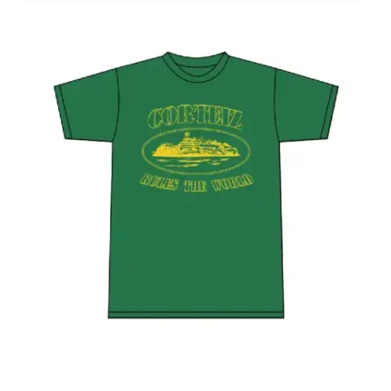 Corteiz 2019 OG Alcatraz T Shirt Forest Green (2)