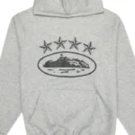 Corteiz 4Starz Alcatraz Hoodie Grey