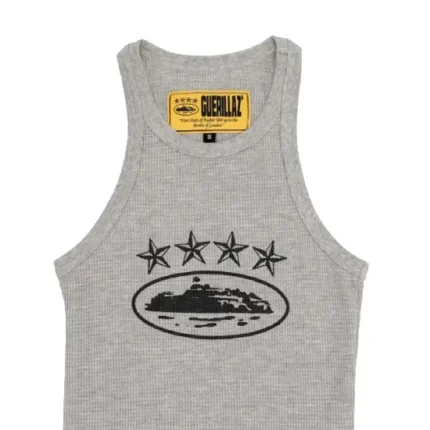 Corteiz 4Starz Alcatraz Women’s Tank Top Grey (1)