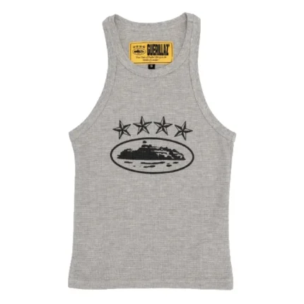 Corteiz 4Starz Alcatraz Women’s Tank Top Grey (2)