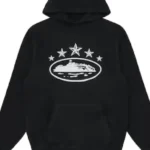 Corteiz 5 Starz Alcatraz Hoodie Black 1