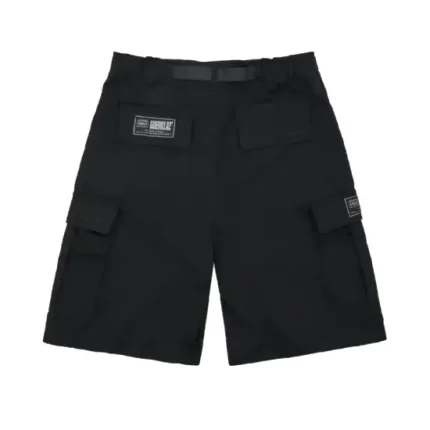 Corteiz Alcatraz Cargo Shorts Triple Black 2