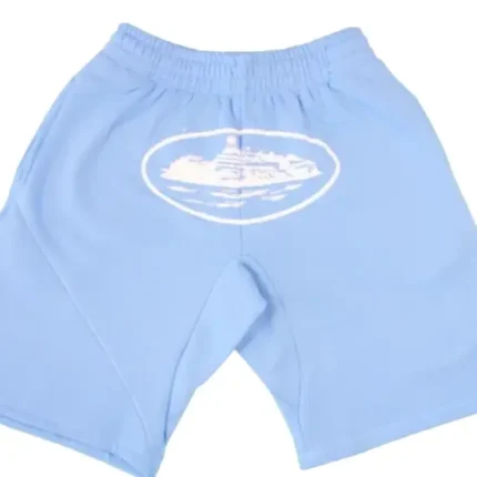 Corteiz Alcatraz Shorts Baby Blue (1)