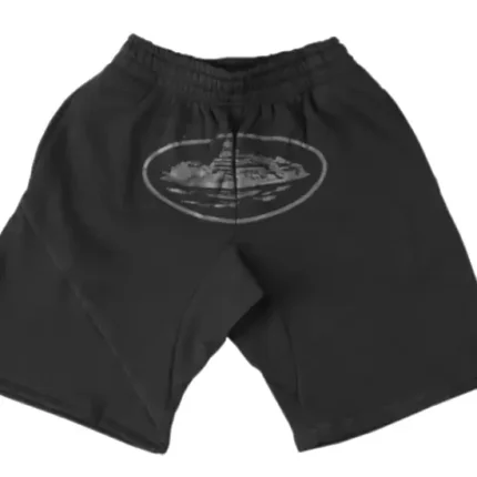 Corteiz Alcatraz Shorts Triple Black 1