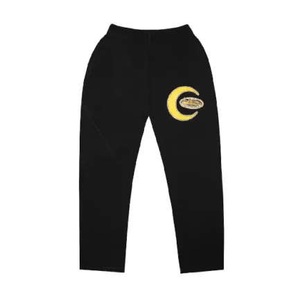 Corteiz Crescent Sweatpants Black 2