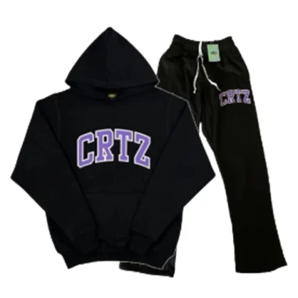 Corteiz Dropout Tracksuit Black Purple 3